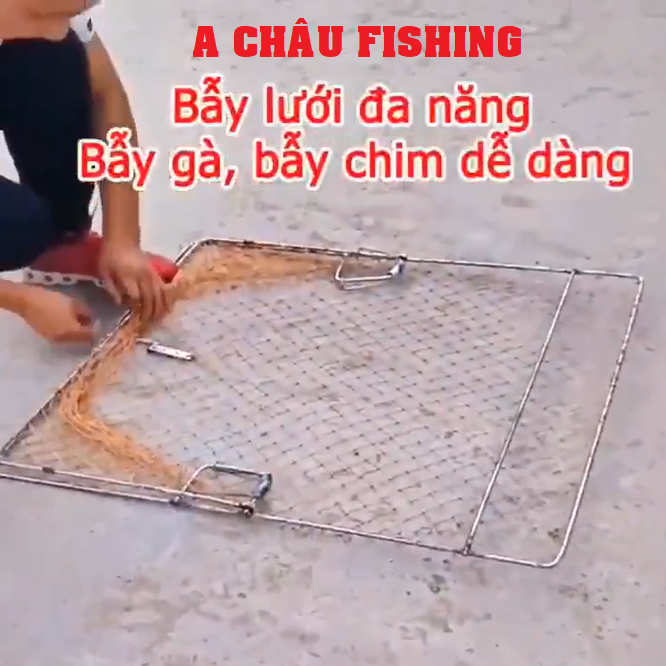 Mẹt Bẫy Gà, Chim, Bìm Bịp, Bồ Câu, Cu Gáy... Khung Thép Chắc Chắn - Hiệu Quả 100%