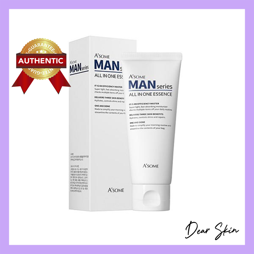 [Hcm][Asome] Man All In One Essence 100Ml Kem Dưỡng Da Cho Nam 3 Trong 1 Asome