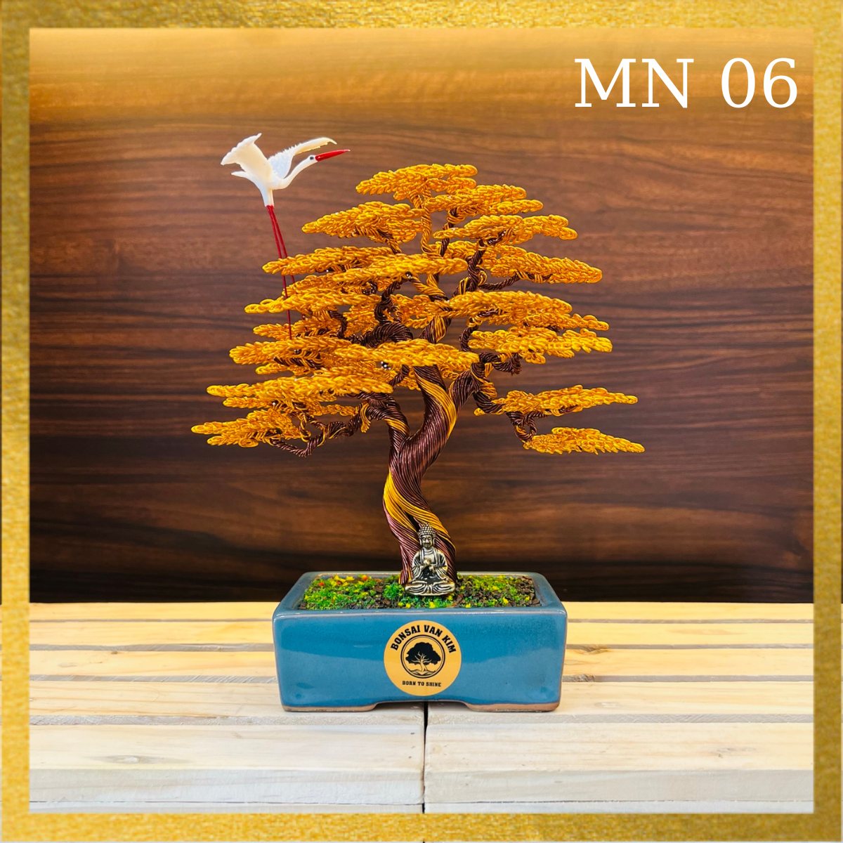 Bonsai handmade Bonsai dây đồng để bàn làm việc decor phòng trang trí phòng