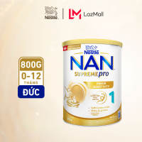 Sữa bột Nestle NAN SUPREMEPRO 1 800g nhập khẩu Đức với đạm Whey thủy phân 1 phần 5HMO hỗ trợ triệu chứng mẫn cảm
