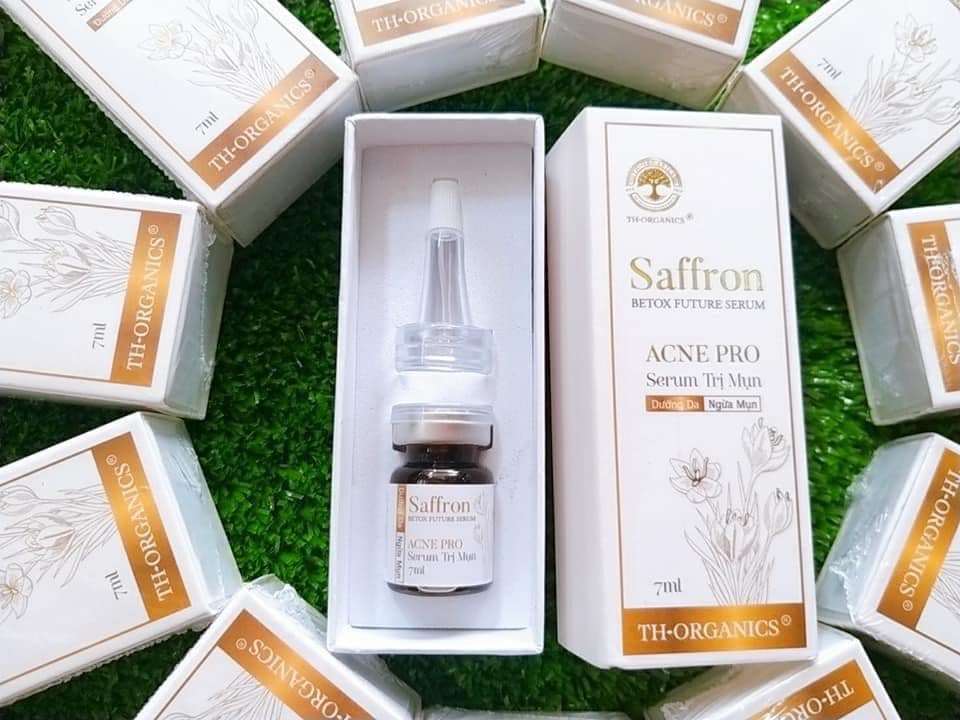 Serum Tiêu Mụn Saffron Betox Future Thảo Dược 100% Không Bong Da