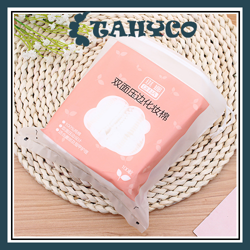 Bông Tẩy Trang 3 Lớp Cotton Pads Túi 100 Miếng Nội Địa Trung Cao Cấp (Kèm Hình Thật) Btt03