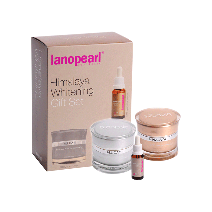 Bộ sản phẩm trắng da Lanopearl Himalaya Whitening Gift Set