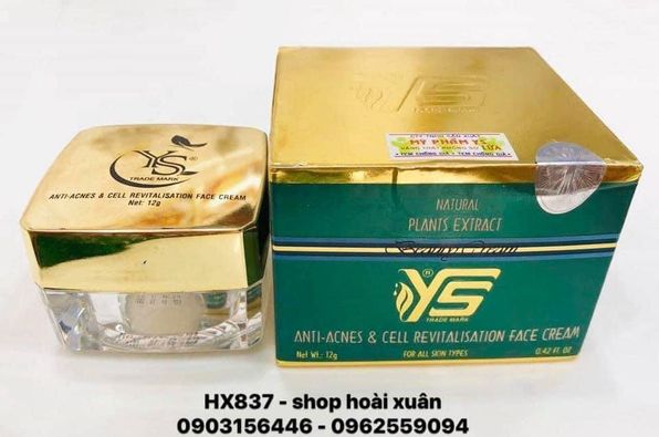 [Hcm]Kem Mụn Thâm Phục Hồi Tái Tạo Da Ys Beauty Cream (Chiết Suất Thảo Dược Tự Nhiên Cho Da Nhạy Cảm) 12Gr - Hx837