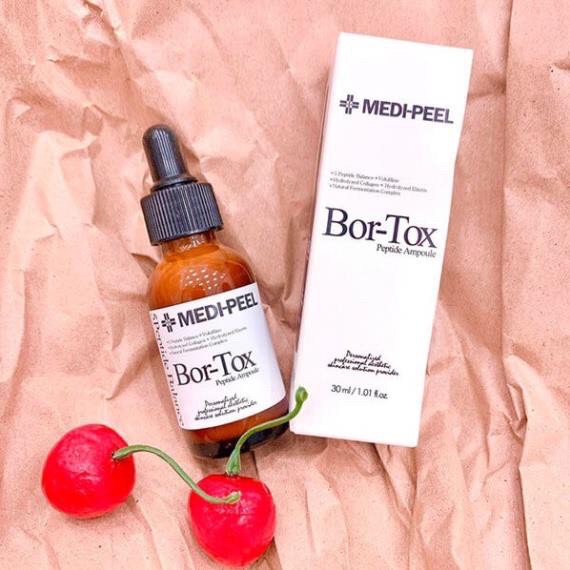 Serum Tinh Chất Bor tox Medi Peel Peptide Ampoule 30ml Chống lão hóa Dưỡng ẩm da và phục hồi hư tổn  cải thiện nếp nhăn vết chân chim nạm sám trên khuôn mặt hiệu quả nhanh an toàn