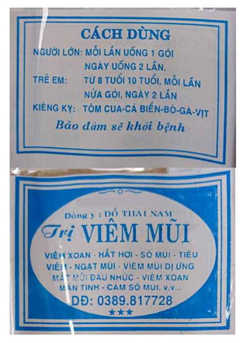 [Hcm]30 Gói Viêm Mũi Đỗ Thái Nam (Dạng Viên) Chính Gốc