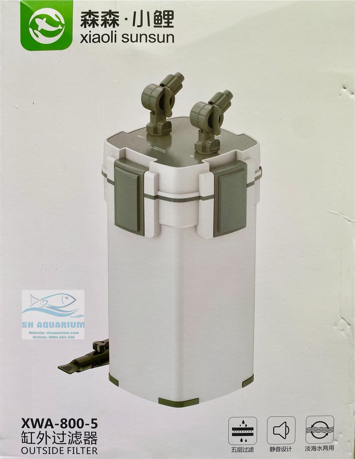 [HOÀN TIỀN 10%]LỌC THÙNG SUNSUN XIAOLI XWA 800-5