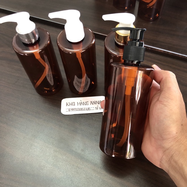 CHAI 300ML/ 330ML / 500ml  VÒI NHẤN - CHAI VÒI NHẤN 500ml/ 300ML/330ML MÀU NÂU / MÀU XANH / MÀU TRONG SUỐT - CHAI NƯỚC RỬA TAY - CHAI CHIẾT MỸ PHẨM - NGUYÊN LIỆU MỸ PHẨM - CHAI NHỰA NÂU XANH 300ML - CHAI CHIẾT DẦU GỘI ĐẦU