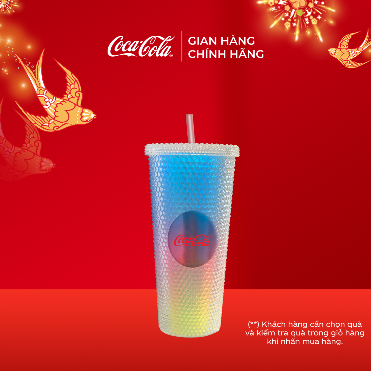 [QUÀ TẶNG KHÔNG BÁN] Ly nước kim cương CoCa-Cola