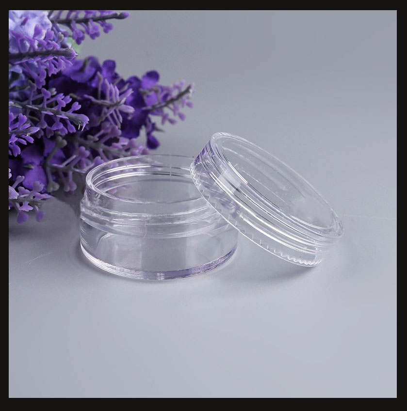 20 HỦ NHỰA TRONG SUỐT NẮP ĐEN LOẠI  8gr -10gr   10 hủ nhựa tròn trong suốt nhỏ - HỦ CHIẾT MỸ PHẨM