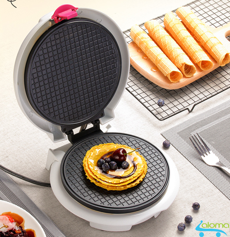 Máy Nướng Bánh Torsom TS-2168 - Kích thước nhỏ gọn, màu trắng hồng, 2.2 kg