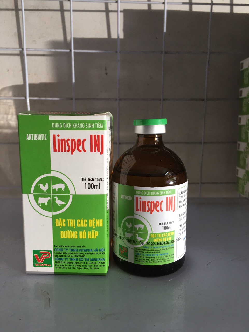 [Thú y] Linco spec lincospec 100ml/20ml (Vitapha) viêm phổi hen khẹc tiêu chảy ở gia súc gia cầm