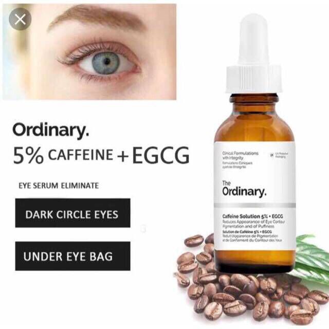 [Hcm]Tinh Chất Giảm Quầng Thâm Và Bọng Mắt The Ordinary Caffein Solution 5% + Egcg 30Ml