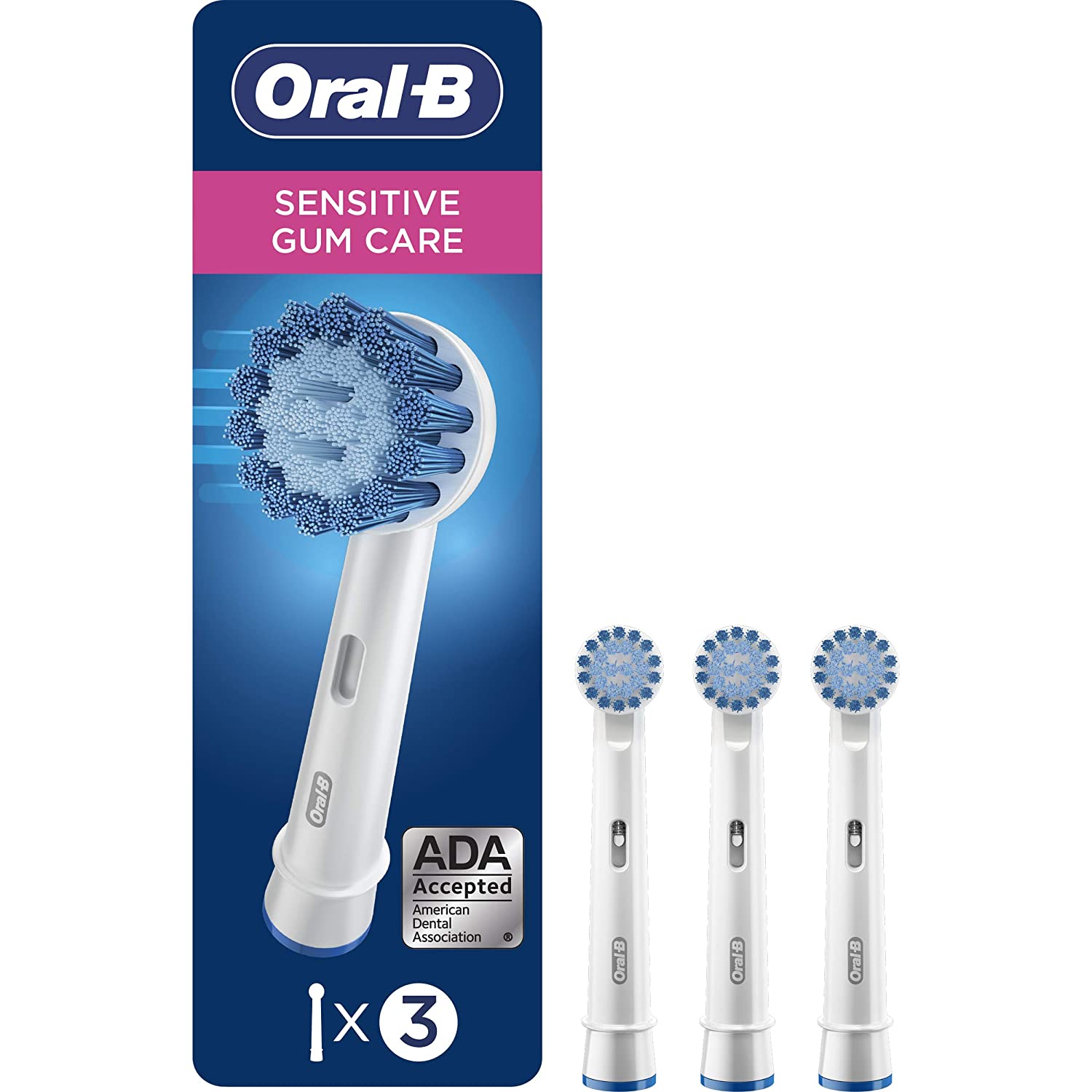 [Hcm]Set 3 Đầu Bàn Chải Điện Thay Thế Oral - B Sensitive Gum Care