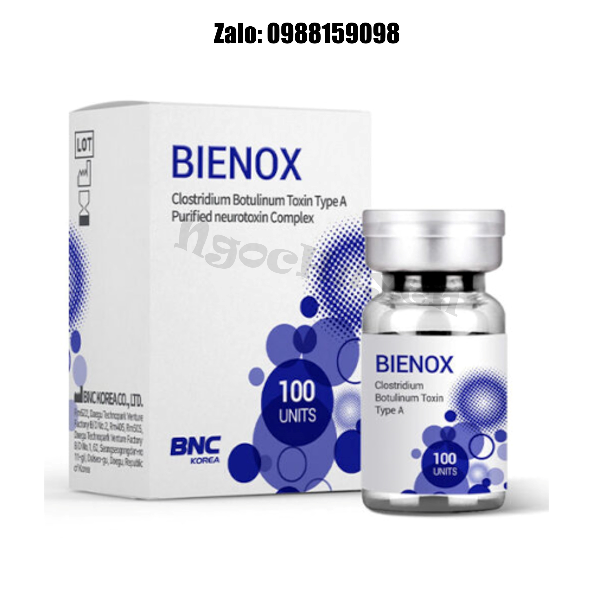 Botox Bienox 100Units - Botox100 - Botox Hàn Quốc - Botox Chính Hãng - Thon gọn hàm