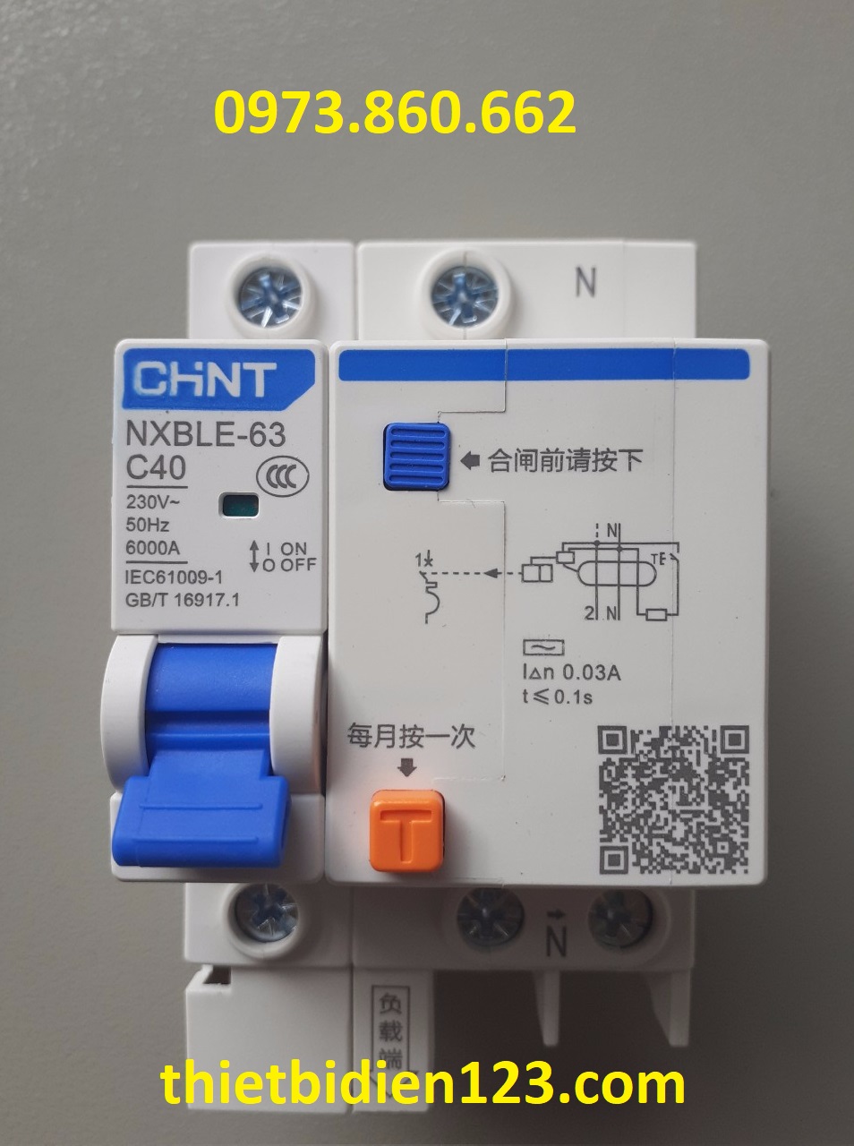 Aptomat chống rò - chống giật 1PN NXBLE 16A ~ 63A