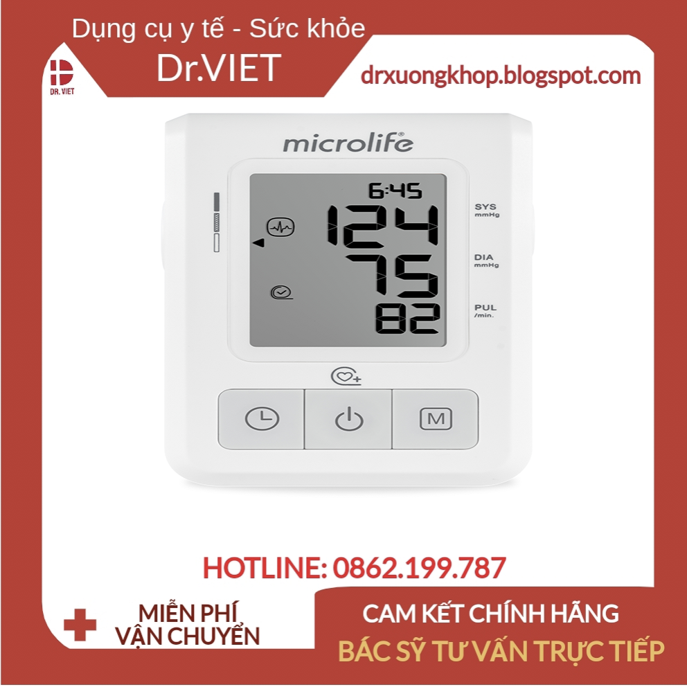 [Hcm]Máy Đo Huyết Áp Bắp Tay Điện Tử Microlife B2 Basic - Thế Hệ Mới Cho Độ Chính Xác Cao Dễ Sử Dụng - 100% Chính Hãng Thụy Sĩ Đo Huyết Áp Nhịp Tim Cảnh Báo Nguy Cơ Loạn Nhịp Nhờ Công Nghệ Pad Đo Êm Ái Kiểm Tra Túi Hơi Tự Động