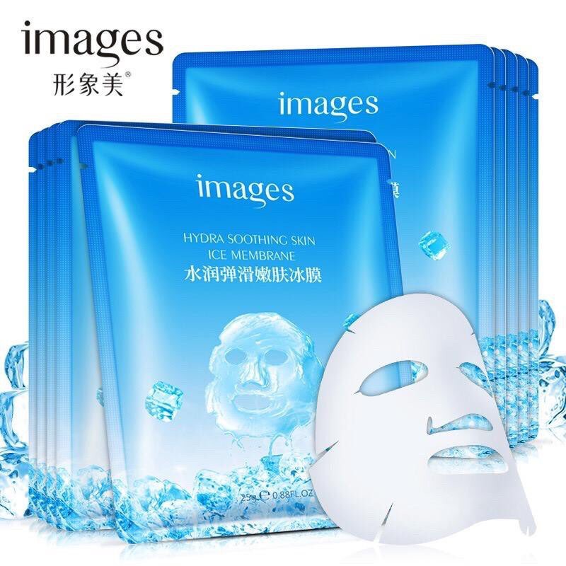 [ Dưỡng Trắngcấp Ẩm ] Mặt Nạ Đá Băng Images Hydra Soothing Skin Ice Membrane Cấp Ẩm Dưỡng Trắng Se Khít Lỗ Chân Lông Ihs3