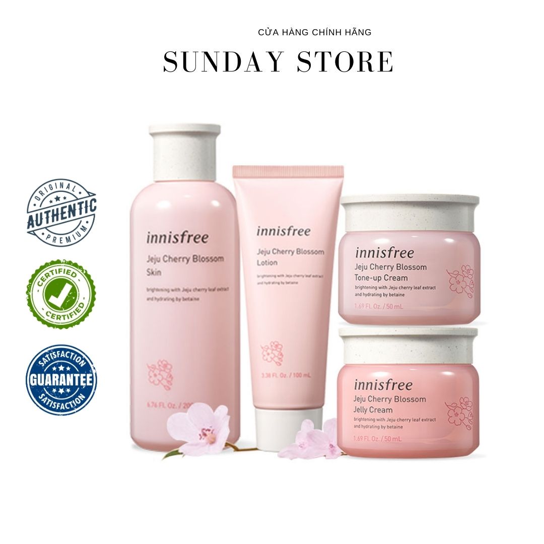 SET DƯỠNG DA INNISFREE CHERRY BLOSSOM