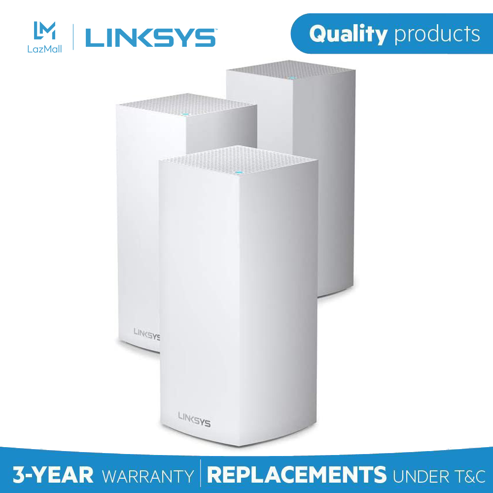 Bộ Phát WiFi 6 AX4200 LINKSYS Velop MX12600 Công nghệ Mesh WiFi thông minh Chịu tải 40+ user kết nối
