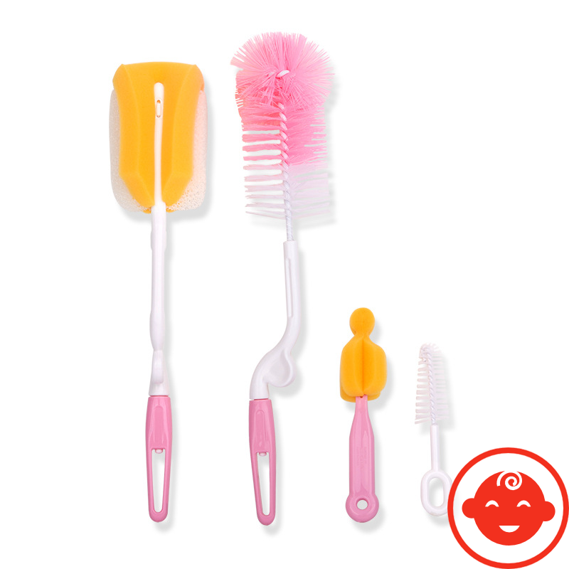 Cọ rửa bình sữa cho bé 4 chi tiết đa năng vệ sinh bình núm ty