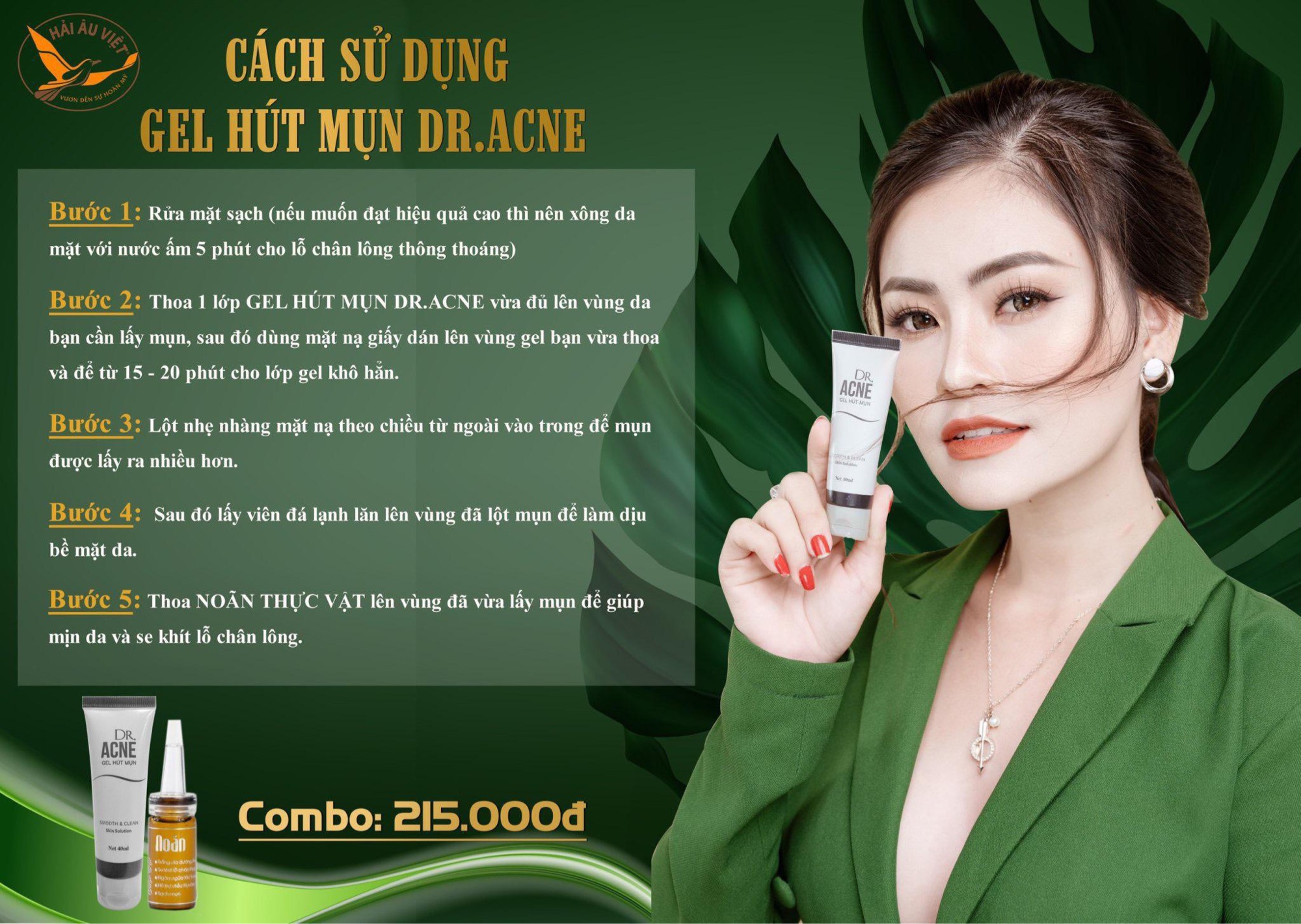 Gel Hút Mụn Dr ACNE