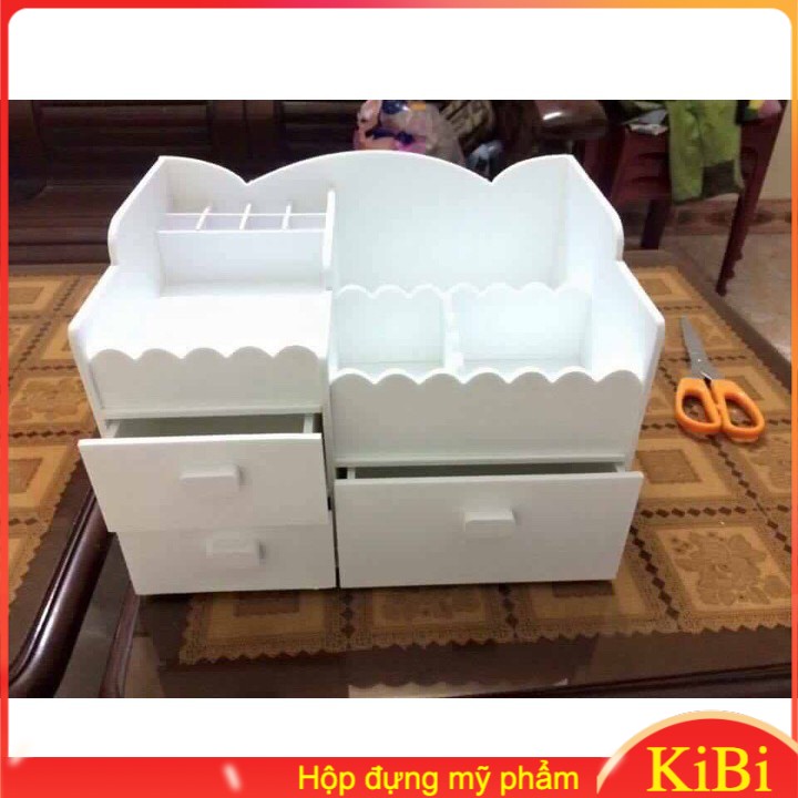 [HCM]Kệ mỹ phẩm lượn sóng siêu xinh (Tặng 1 gương mini)