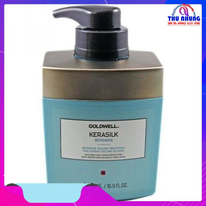 [HCM]MẶT NẠ DƯỠNG GOLDWELL KERASILK REPOWER INTENSIVE VOLUME TREATMENT 500ML