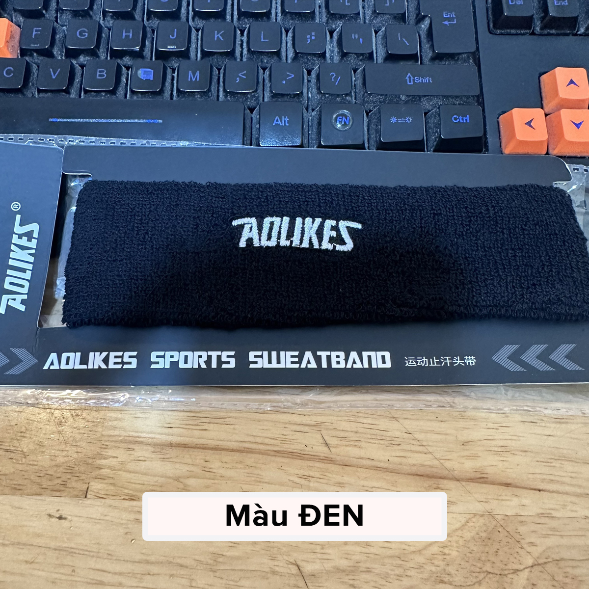 Băng Đô Đeo Trán Ngăn Mồ Hôi Bản To Siêu Thấm Hút Cotton Dày Dặn Thoáng Khí Sweatband AL2108 Chạy Bộ