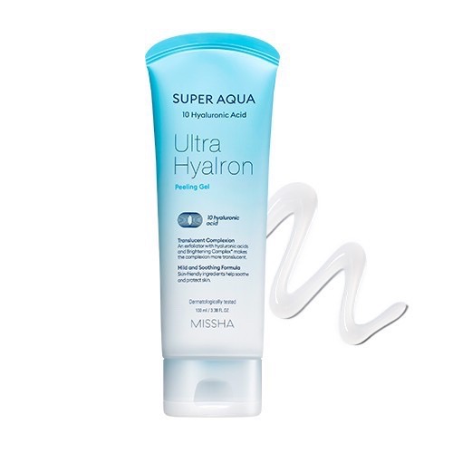 Tẩy Da Chết Missha Super Aqua Ultra Hyalron Peeling Gel 100Ml - Lyo Shop