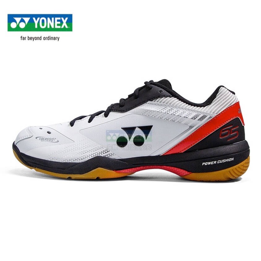 Giày cầu lông nam nữ Yonex SHB65Z3MEX giày thể thao chuyên nghiệp màu trắng đỏ