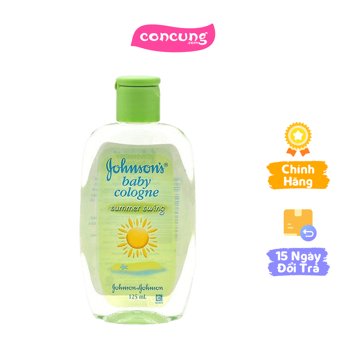 Nước hoa hương mùa hè Johnson Baby (125ml)