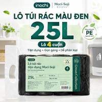 Lô túi rác màu đen tiện dụng Mori Soji 4 x 10L_25L_50L (tiêu chuẩn Nhật Bản)