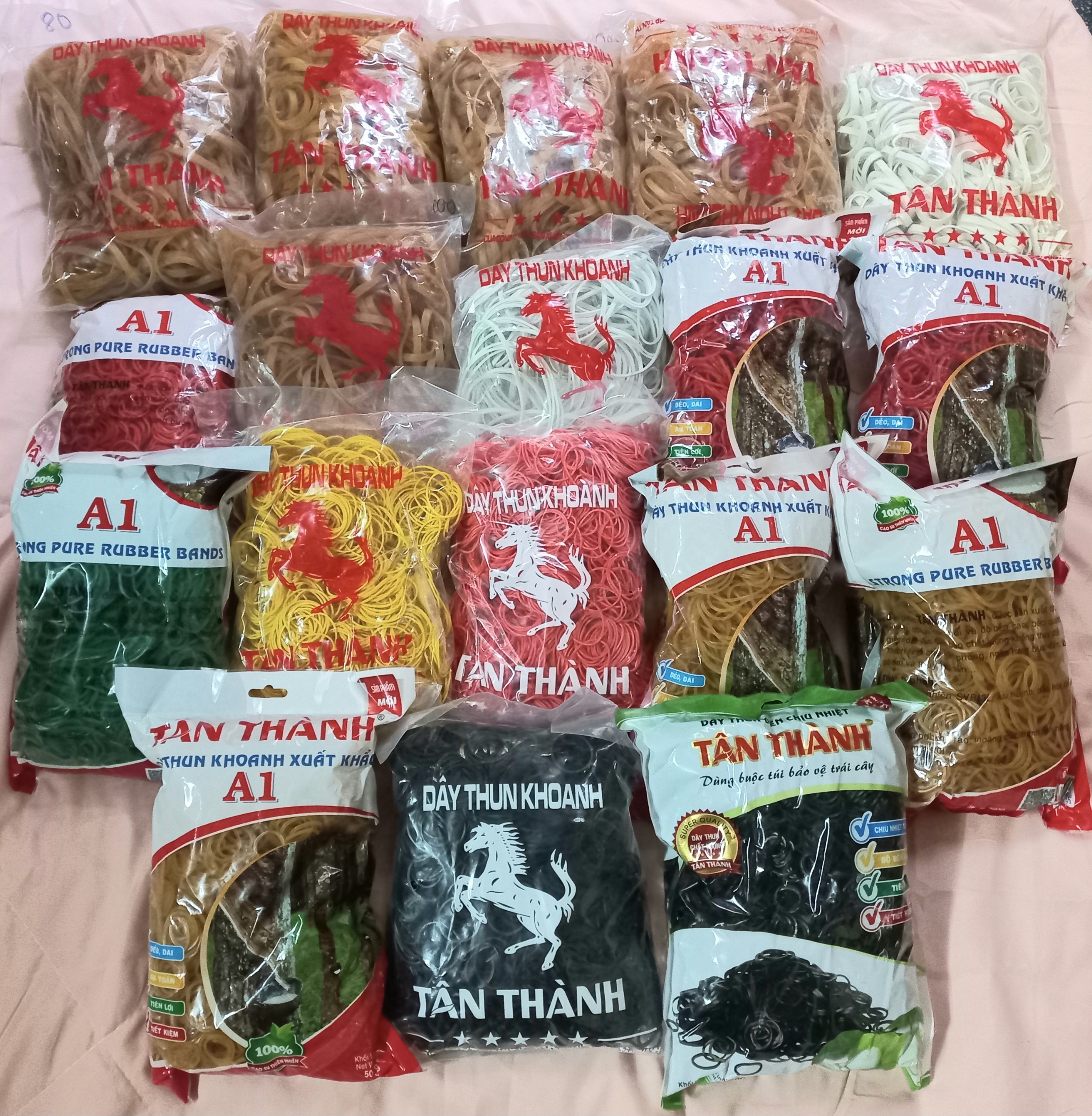 (500gr/bịch) Dây thun vàng siêu dẻo dây chun cao su dây chun vàng thun cột tiền thun cột dây chun cột