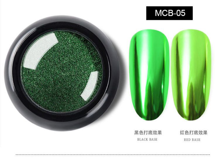 Bột tráng gương trang trí móng tay siêu sáng siêu mịn nailart