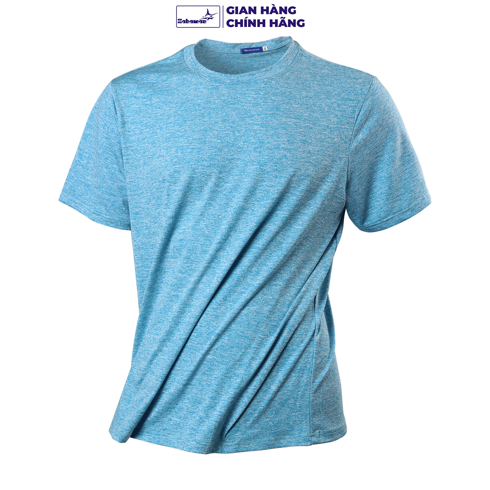 ÁO THUN NAM HAHAMAN CỔ TRÒN ÁO THỂ THAO GYM NGẮN TAY CAO CẤP IN LOGO ACT0291