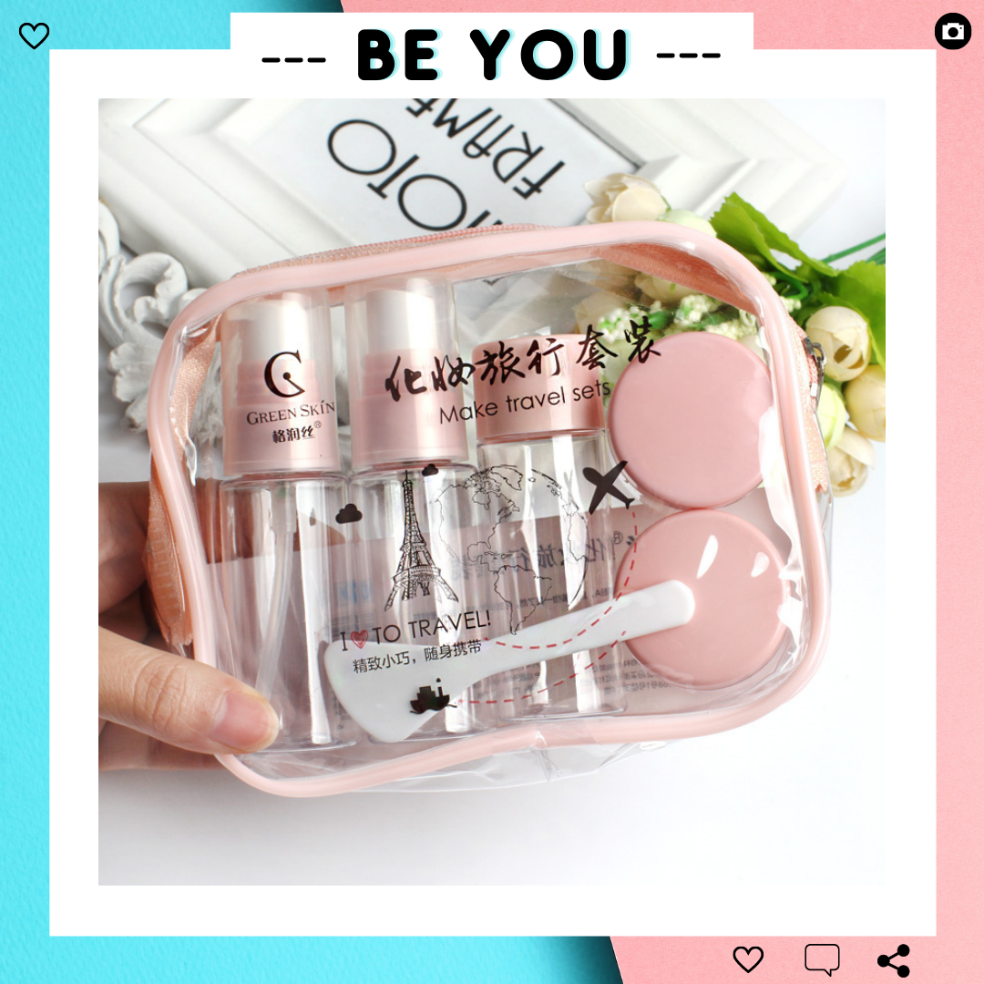 Bộ Chiết Mỹ Phẩm 7 Món Mini Hàn Quốc Tiện Dụng – BEYOU