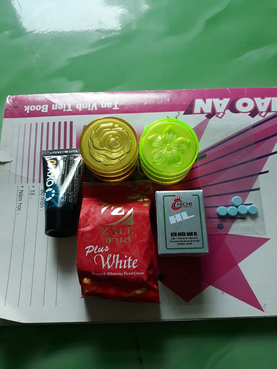 bộ công thức trắng da ngăn ngừa mụn