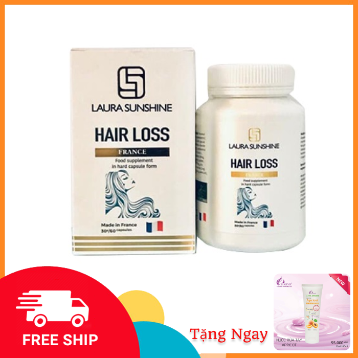 [Hcm][Freeship + Mgg] Viên Uống Hỗ Trợ Mọc Tóc Hair Loss Laura Sunshine (60 Viên) + Tặng 01 Chai Nước Rửa Tay Kháng Khuẩn