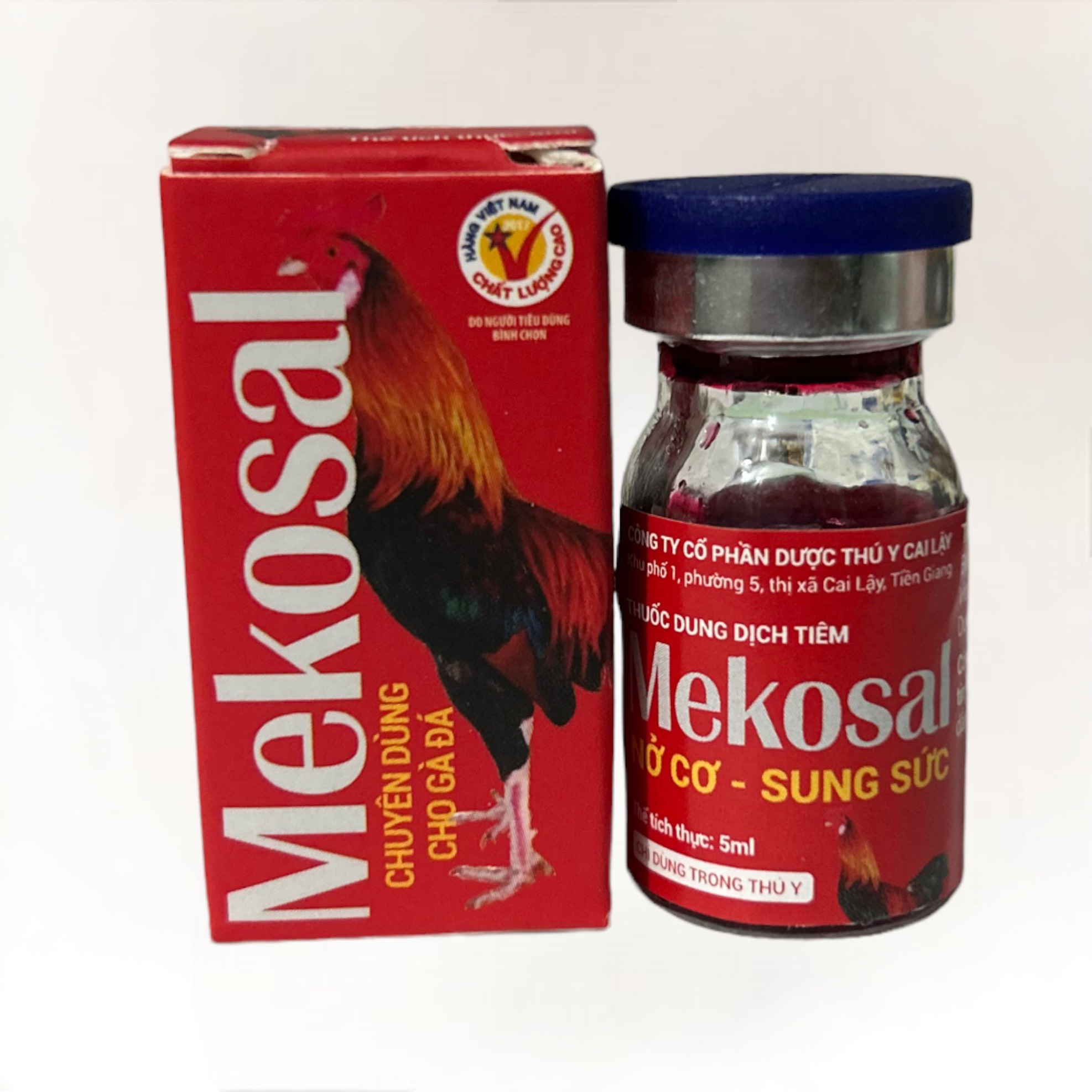 MEKOSAL 5ML Thuốc bổ dưỡng thể lực cho gà đá giúp tăng cơ lì đòn  gà đá chim cảnh