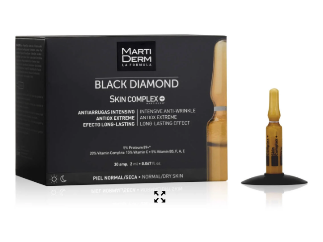 [ Hàng Nhập Khẩu ] Ampoule Chống Oxy Hoá Trẻ Hóa & Làm Sáng Da Martiderm Black Diamond Skin Complex+ 1 Hộp 30 Ống