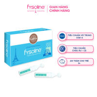 Nước muối ưu trương FYSOLINE kháng khuẩn hỗ trợ viêm mũi nghẹt mũi dị ứng cho bé (Hộp xanh 20 ống x 5ml)