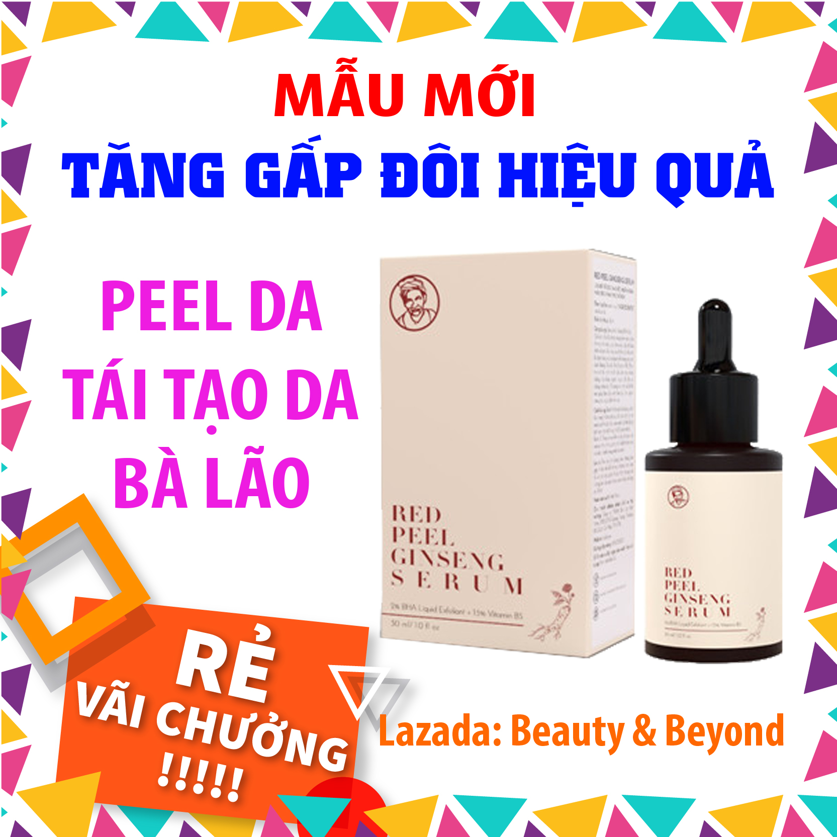 [Hcm][ Sản Phẩm Nâng Cấp] Red Peel Ginseng Serum - Tái Tạo Cao Cấp Bà Lão