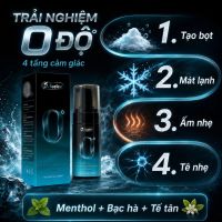 Bọt Vệ Sinh Nam Giới Trước Quan Hệ 0 Độ Giảm Nhạy Cảm Duy Trì Phong Độ Dung Dịch Tạo Bọt Làm Sạch Vùng Kín Nam Sảng Khoái Khi Yêu - Lọ 100ml