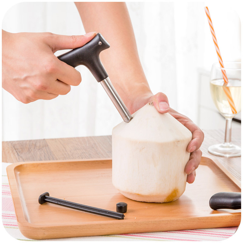 Dụng cụ khui dừa tươi dụng cụ đục lỗ trái dừa siêu nhanh tiện lợi-HAUSE