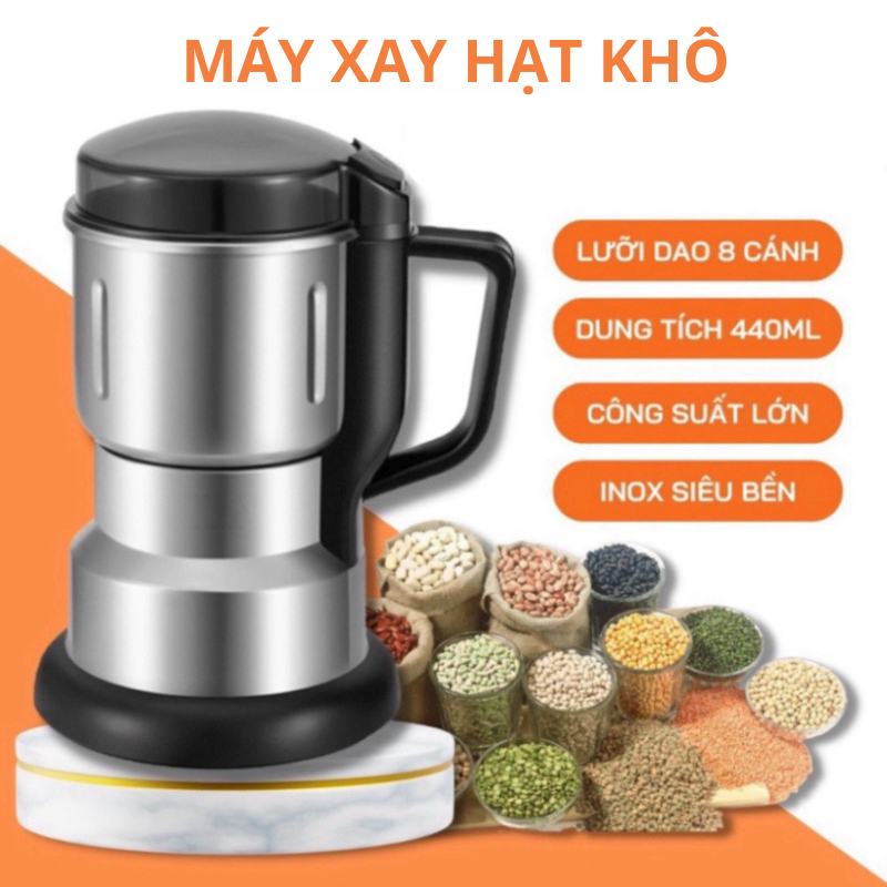 Máy xay hạt khô zojirushi nhật xay bột gia vị đa năng 6 lưỡi dao cực bén chất liệu inox SP25