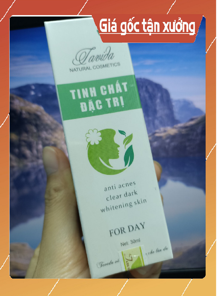 [Hcm]Serum Tinh Chất Tái Tạo Da Tavida Ban Ngày (For Day) Dứt Điểm Mụn Nám Tàn Nhang * Có Chống Nắng*