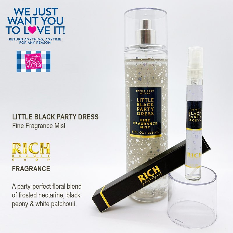 Little Black Party Dress - Mini 10Ml Xịt Thơm Toàn Thân Body Mist Bath & Body Works Usa