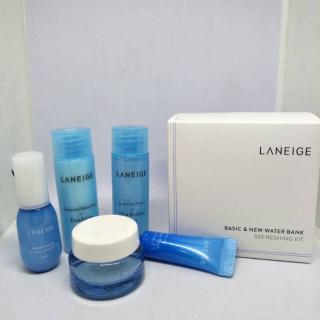 Bộ Kit Dưỡng Ẩm Cấp Nước Laneige Water Bank Mẫu Mới 5 Sản Phẩm