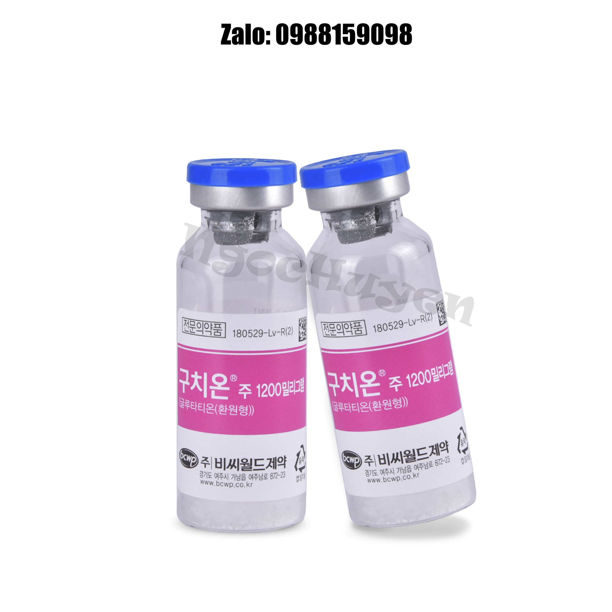 Làm Trắng Da  Gluthione 1200mg  1 hộp 10 lọ - Mix Meso, Mix Truyền Trắng